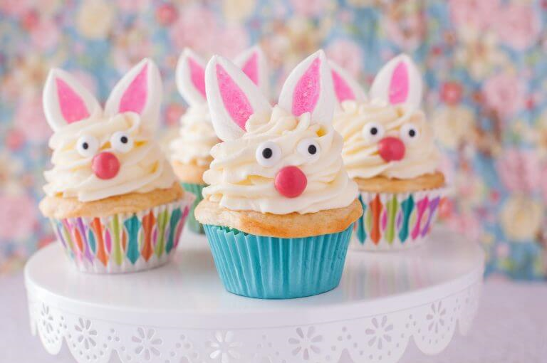 Marshmallow Bunny Cupcakes by Diana from Eating Richly