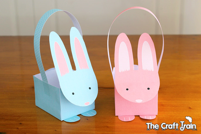 Easy paper bunny craft by 
